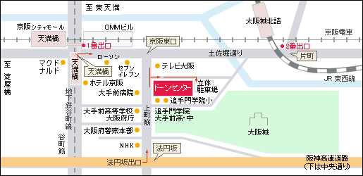 Map (ドーンセンター）