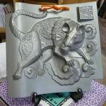 来年の干支の置物（いぶし瓦）プレゼント