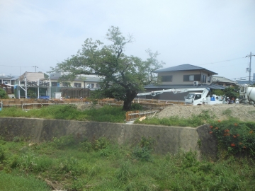 棟上げ前に一雨欲しい