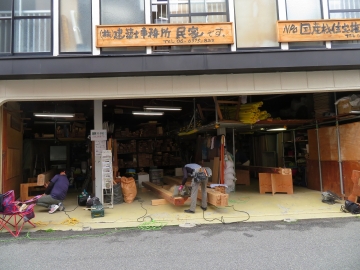 タイコ梁手加工・３人揃い踏み