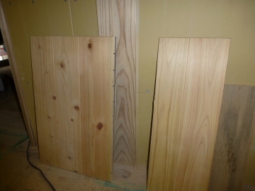 ヒノキ板を再利用するの巻