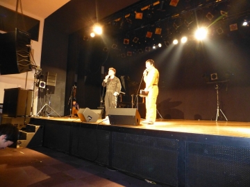 なつかしのバナナホールにて