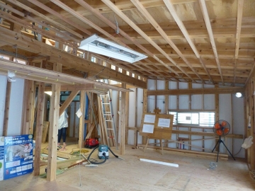 本日、構造見学会