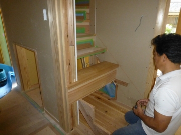 押入れ杉パネル