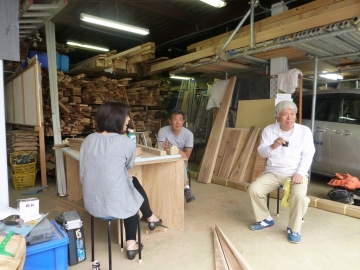 フォーカス・職人さんの休憩