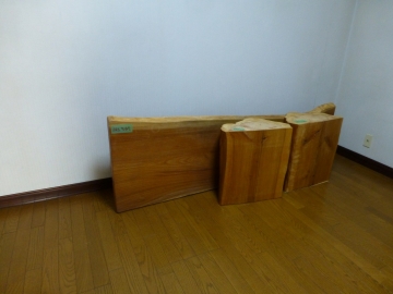 手持ちのケヤキ材を使って欲しい