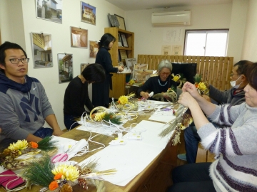 今年の〆はお正月飾り