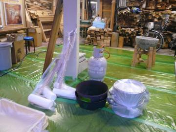 明日は恒例のお餅つき